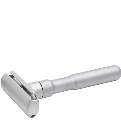 Набор бритвенный MERKUR FUTUR, 4 предмета: станок Т- образный, помазок, подставка, чаша, матовое хромированное покрытие