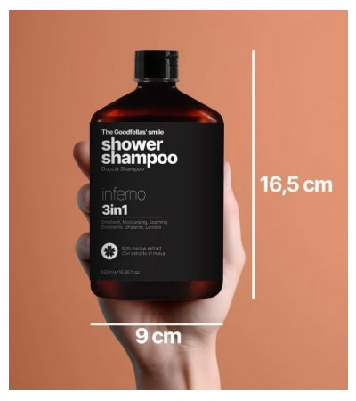 Шампунь-гель для душа 3 в 1 The Goodfella's Smile, Inferno - 500мл