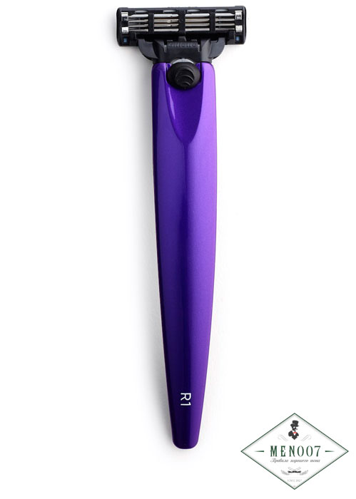Бритва Bolin Webb R1, фиолетовый металлик, Gillette Mach3