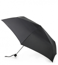 Суперлегкий и тонкий черный зонт, механика, Superslim, Fulton L552-01