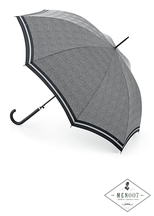 Элегантный женский зонт-трость «Гусиная лапка», автомат, Riva, Fulton L065-2244