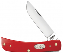 Нож перочинный Red Synthetic Smooth Sodbuster Jr + зажигалка 207 ZIPPO 50517_207