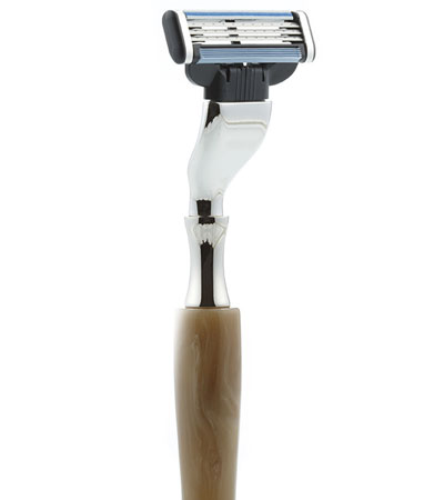 Станок для бритья IL Ceppo, MACH3, каучуковая смола, рукоять - серый перламутровый цвет