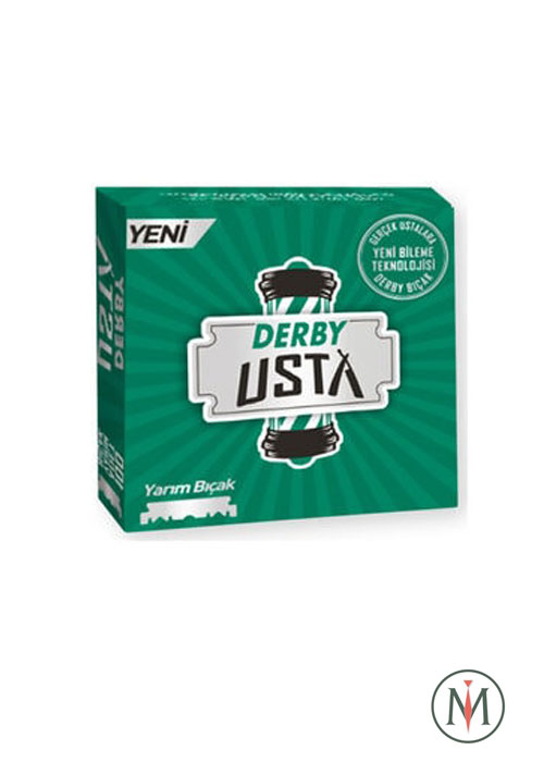 Лезвия односторонние для шаветт Derby USTA Professional 100шт