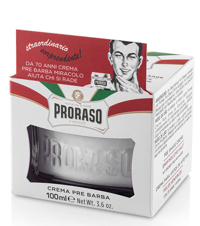 Крем до бритья Proraso для чувствительной кожи с зеленым чаем и овсом -100мл.