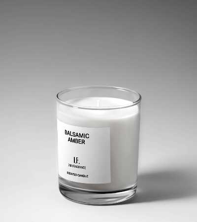 Ароматическая свеча Лаб Фрагранс Balsamic amber (Бальзамический амбер) -180г.