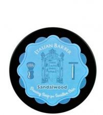 Мыло-крем для бритья для чувствительной кожи Italian Barber Sandalwood Shaving Cream Soap 125мл.