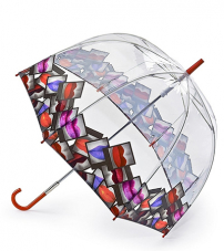 Дизайнерский зонт-трость «Губы», механика, Lulu Guinness, Birdcage, Fulton L719-3079
