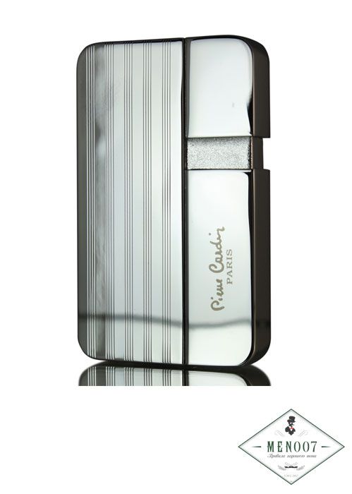 Зажигалка Pierre Cardin газовая пьезо, сплав цинка, покрытие хром с гравировкой, 3,8х0,8х6,3 см