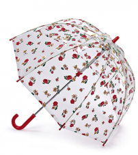 Детский прозрачный зонт-трость «Цветы», механика, Cath Kidston, Funbrella, Fulton C723-3573