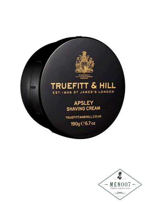 Крем-мыло для бритья в банке Truefitt & Hill APSLEY -190г.