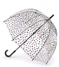 Зонт женский трость Fulton L042-3607 CandyLeopard (Цветной леопард)