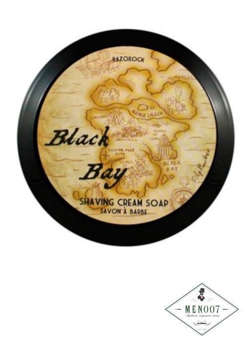 Мыло-крем для бритья RazoRock Black Bay Shaving Cream Soap -150мл.