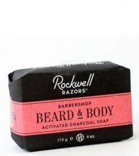 Мыло с активированным углем для бороды и тела Rockwell Beard And Body Bar Soap 170гр.