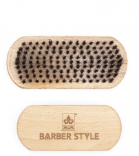 Щетка для укладки волос и бороды DEWAL "BARBER STYLE", натуральная щетина, 7-рядная CO-29