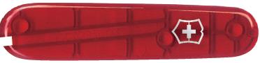 Передняя накладка для ножей 91 мм, пластиковая, полупрозрачная красная VICTORINOX C.3600.T3