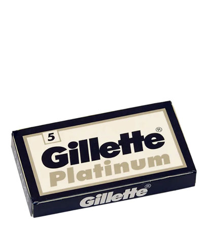 Блок сменных лезвий Gillette Platinum platinum 1 лист * 20 пачек * 5 лезвий