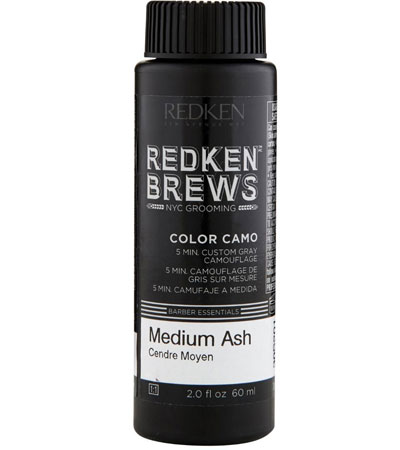 Краска для волос без аммиака для мужчин Redken Brews COLOR CAMO 4NA -60мл. (Средний пепельный)
