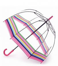 Зонт женский трость Fulton L042-3868 ColourBurstStripe (Цветные полоски)