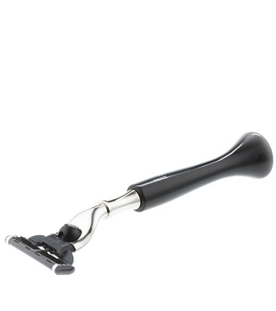 Станок для бритья IL Ceppo, MACH3, каучуковая смола, рукоять - черный глянцевый цвет