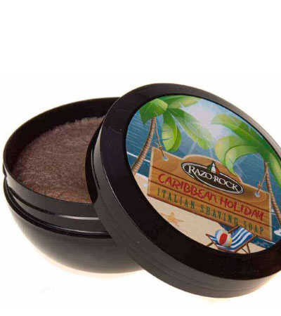 Мыло-крем для бритья RazoRock Caribbean Holyday Cream Soap 150мл.