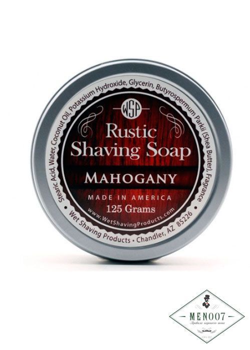 Мыло для бритья Wsp Rustic Shaving Soap Mahogany- 125гр.