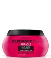 Профессиональная маска для волос с Кератином Elegance Plus Hair Mask White Extra Keratin - 500 мл