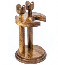 Деревянная стойка для бритья Metzger Rosewood Ss-12492