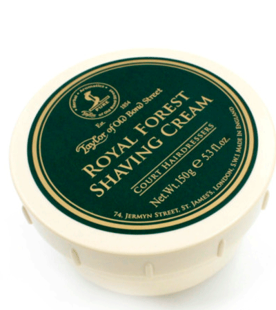 Мыло-крем для бритья Taylor of Old Bond Street Royal Forest Shaving Cream-150мл.