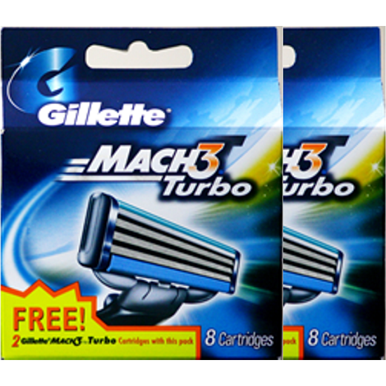 Gillette Mach3 Turbo сменные кассеты (16 шт)