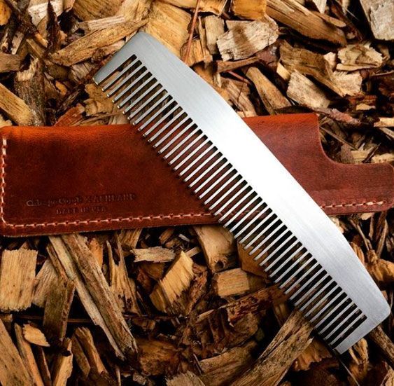 Расческа для волос Chicago Comb Co. Модель No3 Матовая