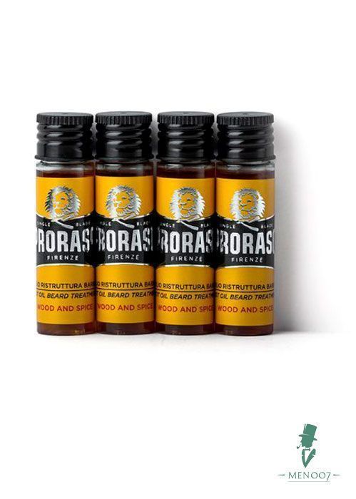 Горячее масло для бороды 4x17 мл. Proraso Wood and Spice