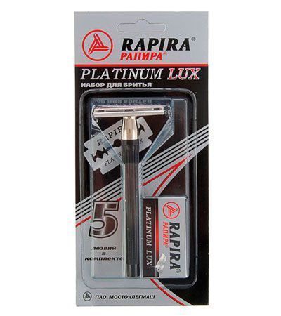 Станок для бритья Rapira Platinum Lux (Пластик)