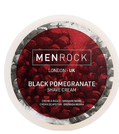 Подарочный набор для бритья Men Rock Cut Throat Shavette Starter Pack Black Pomegranate (razor/1pcs + brush/1pcs + blades/5pcs + sh/cr/100ml)