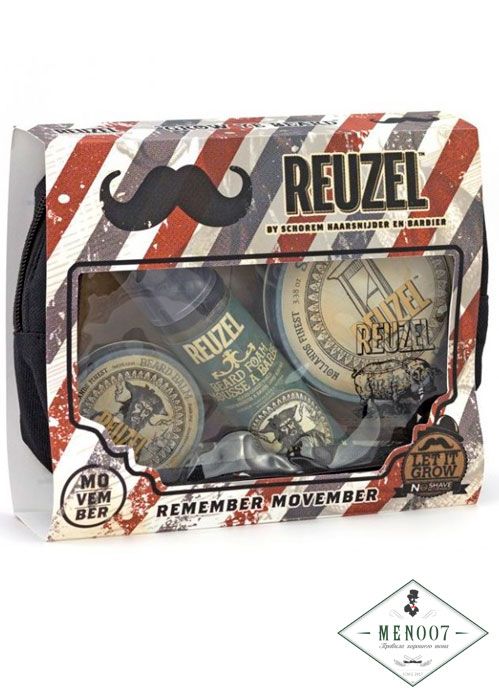 Подарочный набор для ухода за бородой Reuzel Movember Dopp Kit