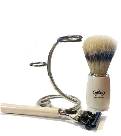 Бритвенный набор Omega Shaving set (Fusion)