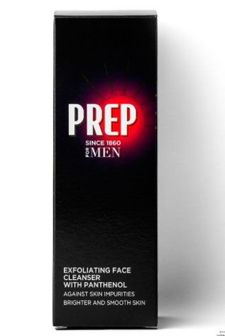 Скраб для очищения лица Prep For Men Exfolianting Face Cleanser С Пантенолом 100мл.