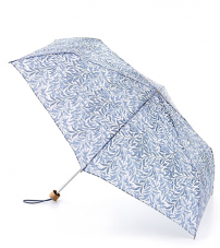 Зонт с дизайнерским принтом «Листья», механика, Morris Co, Superslim, Fulton L714-1603