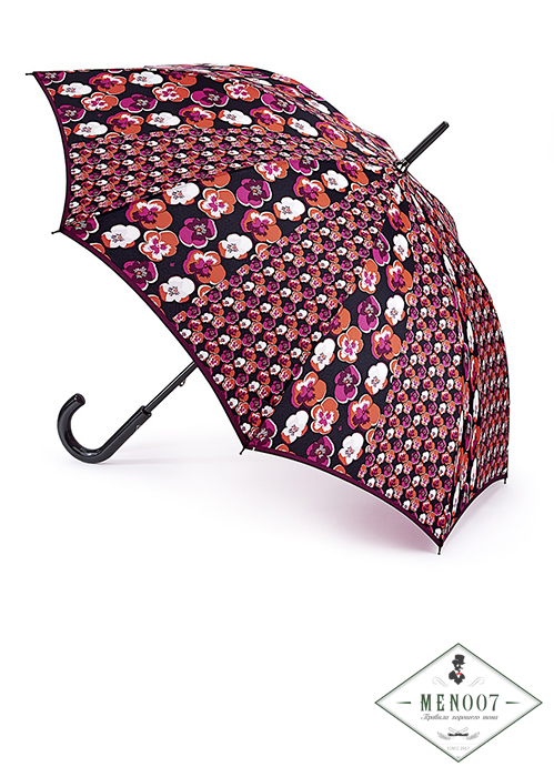 Женский зонт-трость «Контраст ретро», механика, Kensington, Fulton L056-3277