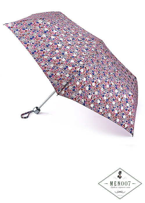 Дизайнерский зонт «Букет в горошек», механика, Cath Kidston, Minilite, Fulton L768-3682