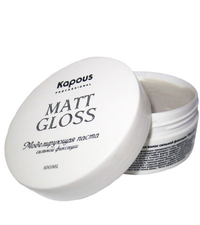 Моделирующая паста для волос сильной фиксации «Matt Gloss», Kapous -100 мл