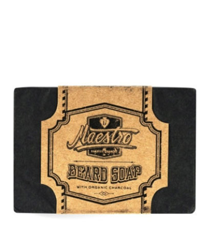 Мыло для бороды и тела угольное Maestro Beard Soap - 100г.