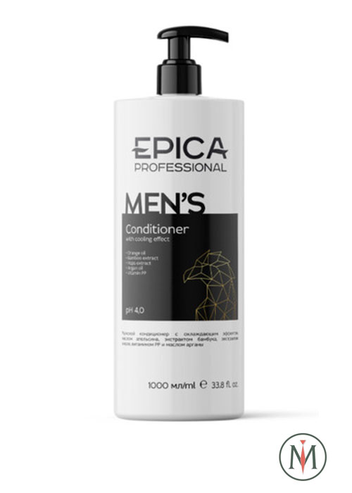 Мужской кондиционер для ухода за волосами EPICA PROFESSIONAL MEN'S -1000 мл