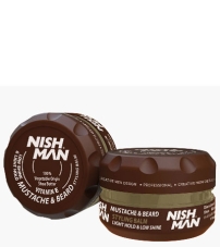 Бальзам-стайлинг для бороды и усов Nishman Beard&Mustache Styling Balm -100 мл.