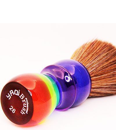 Помазок для бритья Yaqi Rainbow Brown R1821 (Синтетика)