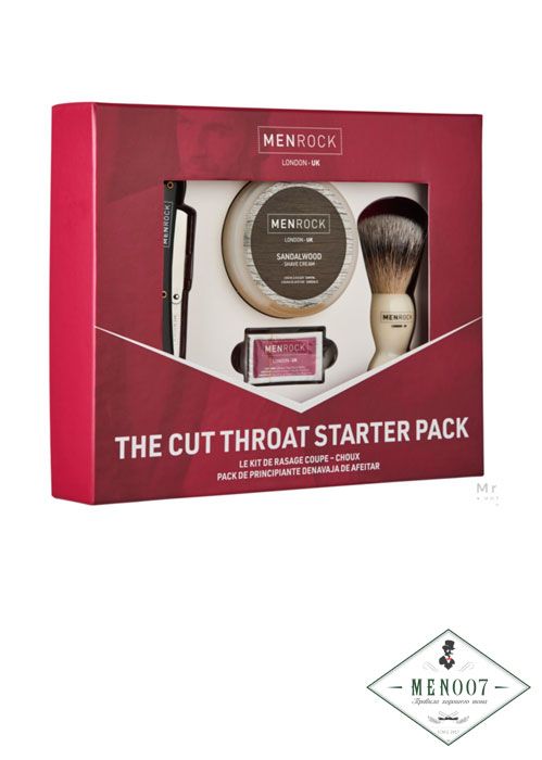 Подарочный набор для бритья Men Rock Cut Throat Razor Shaving Gift Set