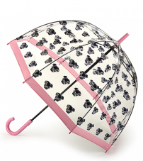 Зонт женский трость Fulton L042-3726 Pugs (Мопсы)