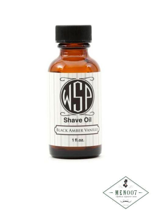 Масло до и после бритья WSP Pre&Post Shave Oil Black Amber Vanille 30мл.