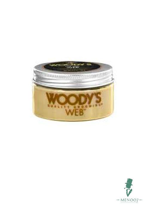 Паста со средней фиксацией и низким уровнем блеска для укладки волос Woody's Web - 96 гр