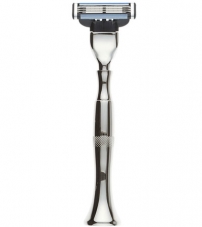 Станок для бритья IL Ceppo, MACH3, никелированная латунь, рукоять - серебристый цвет